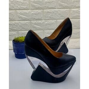 ****Read Description!!!!**** Clear Heel Platforms